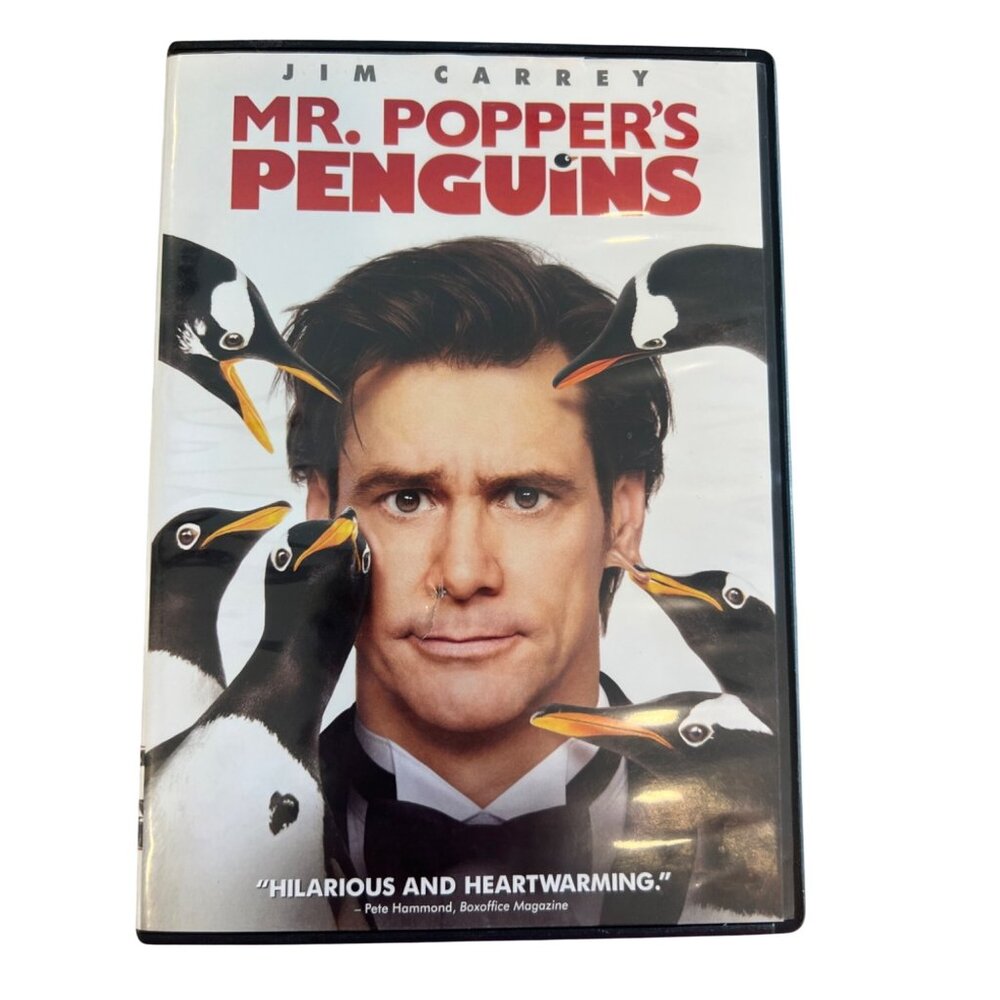 Mr. Poppers Penguins DVD 2011 Comedy Movie Jim Carrey Pre-Owned